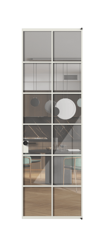 Алюминиевая дверь АЛПЛ040.05  Алюминий серый Рефлективное прозрачное стекло "Stopsol", калёное, 6мм. Без короба АСР  Цена 148790 Стоимость комплекта двери включает: 
1. Полотно (600/650/700/750/800/850/900/950*2000-2400 мм).
2. Короб
3. Комплект фурнитуры (2 торцевые петли и магнитный замок с ответной планкой). Фабрика дверей Волховец 8 (800) 551 43 19  Алюминиевая дверь АЛПЛ040.05 Алюминий серый Рефлективное прозрачное стекло "Stopsol", калёное, 6мм Цена 148790  | Volhovec