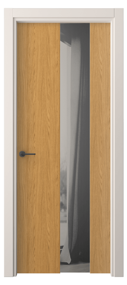 Межкомнатная дверь Freedom 4226 Ванильный дуб Двустороннее серое зеркало, триплекс Цена 8688260 so'm | Volhovec