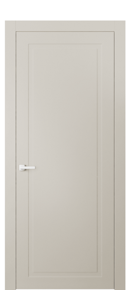 Дверь межкомнатная Neo Classic АКП 8001 Матовый облачно-серый  Гладкий компланарный наличник МОС Цена 65599 ₽ Наличники уже входят в базовый комплект. Фабрика дверей Волховец 8 (800) 551 43 19 Межкомнатная дверь Neo Classic АКП 8001 Матовый облачно-серый  Цена 65599 ₽ | Volhovec