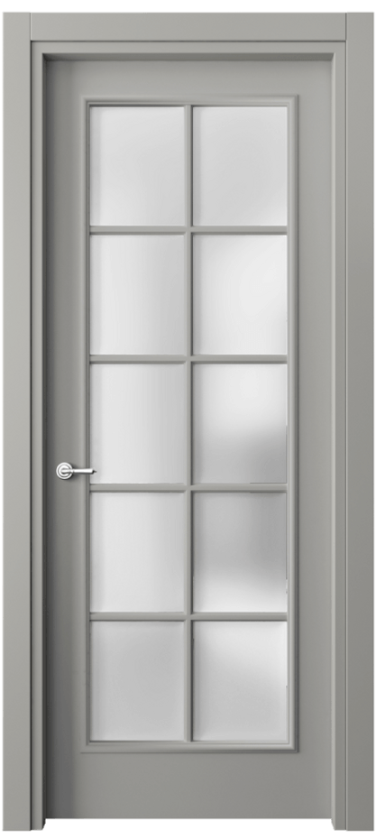 Дверь межкомнатная Paris 8102 Матовый нейтральный серый Сатинированное стекло Гладкий наличник МНСР Цена 72399 ₽ Наличники уже входят в базовый комплект. Фабрика дверей Волховец 8 (800) 551 43 19 Межкомнатная дверь Paris 8102 Матовый нейтральный серый Сатинированное стекло Цена 72399 ₽| Volhovec