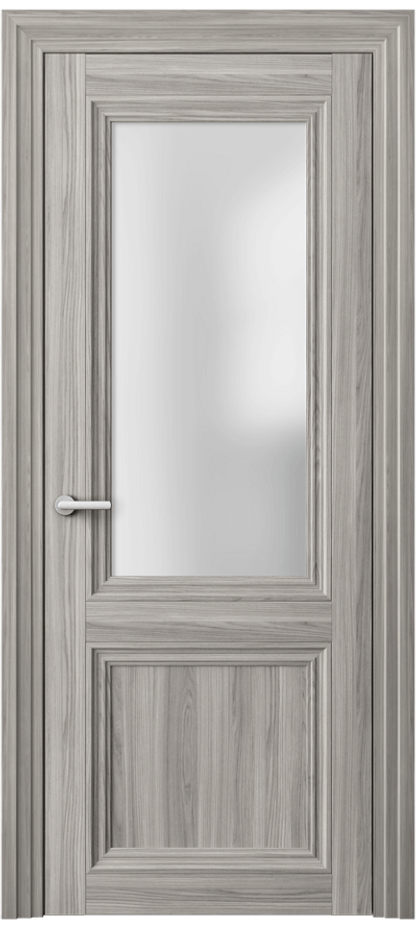 Межкомнатная дверь Центро 2524 Имбирный ясень Сатинированное стекло Цена 43024 ₽ | Volhovec