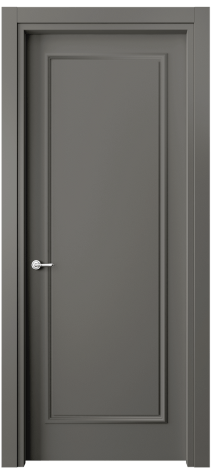Межкомнатная дверь Париж 8101 Матовый классический серый  Цена 52424 ₽| Volhovec