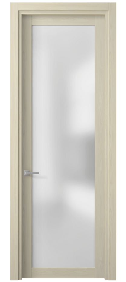 Межкомнатная дверь Планум 2102 Молочный ясень Сатинированное стекло Цена 5830970 so'm | Volhovec