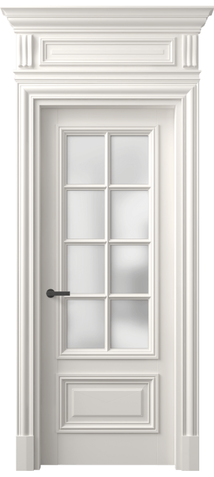 Межкомнатная дверь Antique 7316 Бук пудровый белый Сатинированное стекло Цена 179009 ₽ | Volhovec