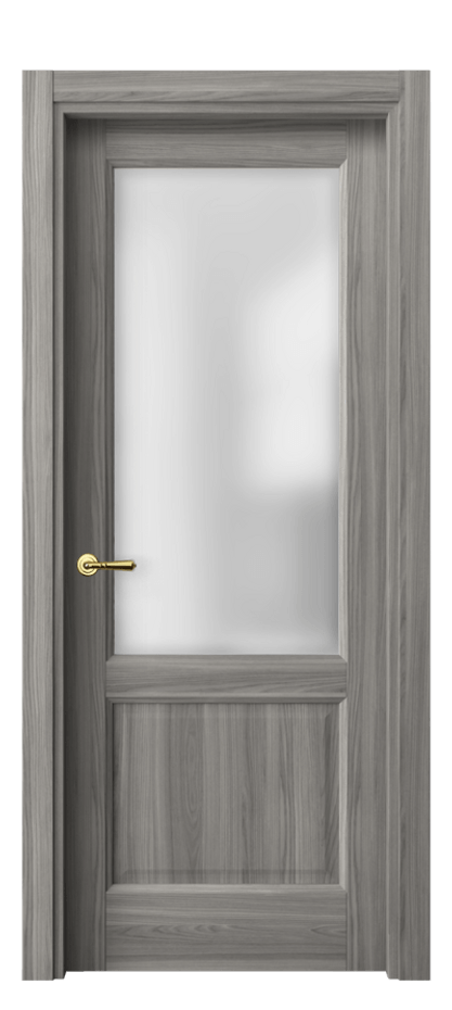 Межкомнатная дверь Галант 1422 Имбирный ясень Сатинированное стекло Цена 6165920 so'm | Volhovec