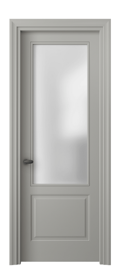 Дверь межкомнатная Эссе 8552 Матовый нейтральный серый Сатинированное стекло Фигурный универсальный наличник МНСР Цена 57099 ₽ Наличники уже входят в базовый комплект. Фабрика дверей Волховец 8 (800) 551 43 19 Межкомнатная дверь Эссе 8552 Матовый нейтральный серый Сатинированное стекло Цена 57099 ₽ | Volhovec