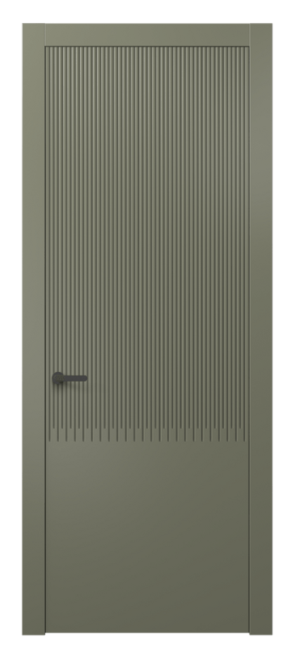 Межкомнатная дверь Дюна АКП 8627 Матовый оливковый тёмный  Цена 44324 ₽ | Volhovec