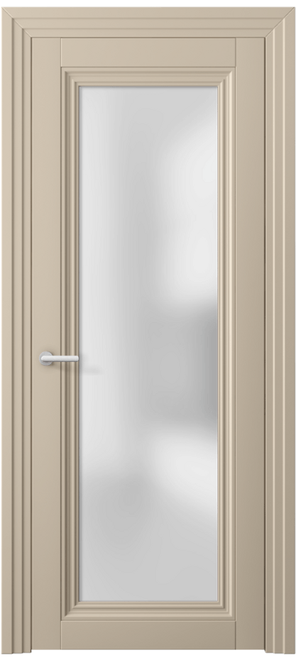 Дверь межкомнатная Centro 2502 ПЭТ светло-бежевый Сатинированное стекло Каскадный наличник ПЭСБ  Цена 44199 ₽ Наличники уже входят в базовый комплект. Фабрика дверей Волховец 8 (800) 551 43 19 Межкомнатная дверь Centro 2502 ПЭТ светло-бежевый Сатинированное стекло Цена 44199 ₽ | Volhovec