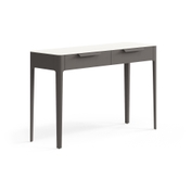 Консоль Piega 2 ящика Матовый антрацит