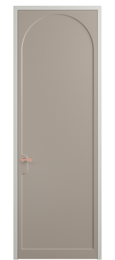 Дверь межкомнатная 7503 МБСК. Цвет Матовый бисквитный. Материал Гладкая эмаль. Коллекция Софтформ. Картинка.