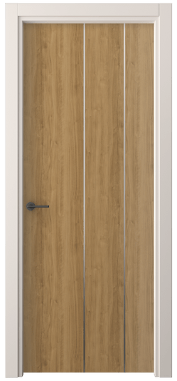 Дверь межкомнатная 4205 ГОР. Цвет Грецкий орех. Материал Ламинатин. Коллекция Freedom. Картинка.