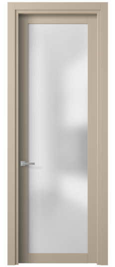 Дверь межкомнатная 2102 ПЭСК САТ. Цвет ПЭТ серо-коричневый . Материал ПЭТ. Коллекция Планум. Картинка.