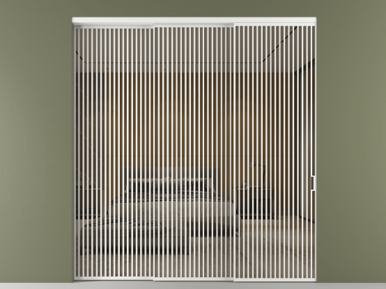 Алюминевая перегородка АЛПР 040.06_АБЛ_Stopsol Bronze_new. Цвет Алюминий белоснежный. Материал Алюминий в эмали. Коллекция Перегородка Формато внутри проёма 3 створки с синхронным механизмом. Фото. Алюминевая перегородка АЛПР 040.06_АБЛ_Stopsol Bronze_new. Цвет Алюминий белоснежный. Материал Алюминий в эмали. Коллекция Перегородка Формато внутри проёма 3 створки с синхронным механизмом. Картинка.