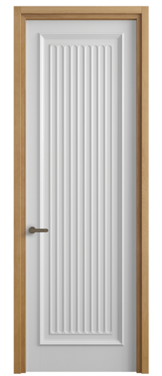 Дверь межкомнатная 6701 ББЛ. Цвет Бук белоснежный. Материал Массив бука эмаль. Коллекция Charm. Картинка.