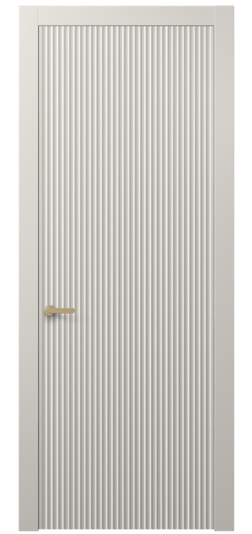 Дверь межкомнатная 8641 МОС . Цвет Матовый облачно-серый. Материал Гладкая эмаль. Коллекция Alba. Картинка.