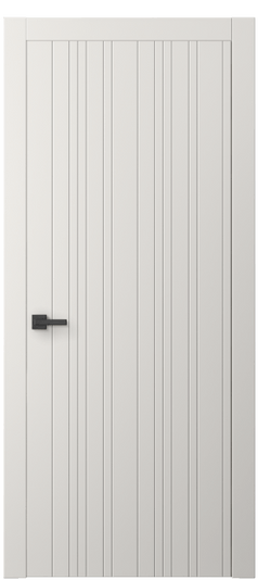 Дверь межкомнатная АКП 8051 МПБЛ. Цвет Матовый пудровый белый. Материал Гладкая эмаль. Коллекция Linea. Картинка.