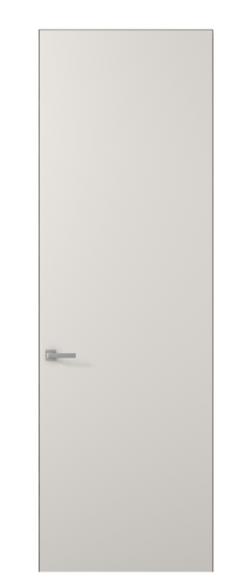 Дверь межкомнатная ПУ 0010 МПБЛ. Цвет Матовый пудровый белый. Материал Гладкая эмаль. Коллекция Планум. Картинка.