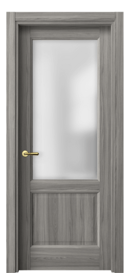 Дверь межкомнатная 1422 ИМЯ САТ. Цвет Имбирный ясень. Материал Сиплекс ламинатин. Коллекция Галант. Картинка.