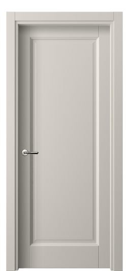 Дверь межкомнатная 1401 ПЭСС. Цвет ПЭТ светло-серый. Материал ПЭТ. Коллекция Galant. Картинка.