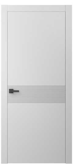 Дверь межкомнатная АКП 8041 МБЛ Матовый белоснежный. Цвет Матовый белоснежный. Материал Гладкая эмаль. Коллекция Linea. Картинка.