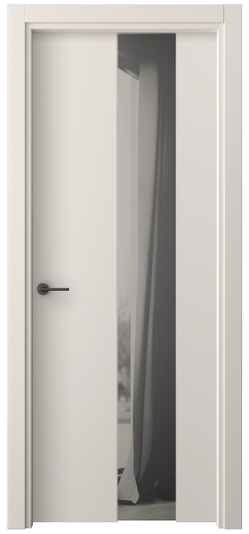 Дверь межкомнатная 4226 ПЭТБ ДВ ЗЕР СЕР. Цвет ПЭТ тёплый-белый. Материал ПЭТ. Коллекция Freedom. Картинка.