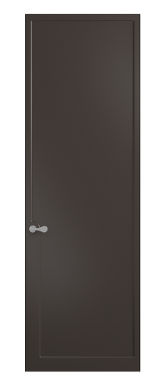 Дверь межкомнатная 7502 МАН. Цвет Матовый антрацит. Материал Гладкая эмаль. Коллекция Софтформ. Картинка.