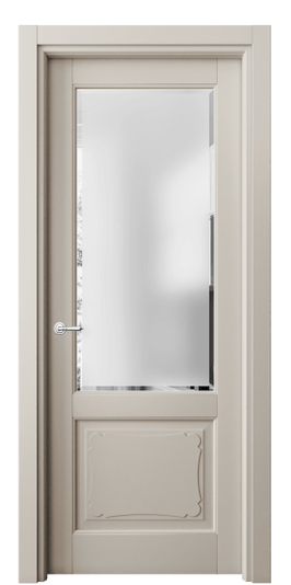 Дверь межкомнатная 6322 МСБЖ САТ-Ф. Цвет Матовый светло-бежевый. Материал Гладкая эмаль. Коллекция Тоскана Элегантэ. Картинка.