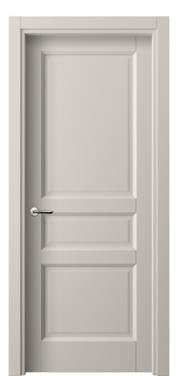 Дверь межкомнатная 1431 ПЭСС. Цвет ПЭТ светло-серый. Материал ПЭТ. Коллекция Galant. Картинка.