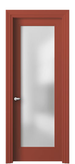 Дверь межкомнатная 8502 NCS S 3040-Y80R САТ. Цвет NCS NCS S 3040-Y80R. Материал Гладкая эмаль. Коллекция Эссе. Картинка.