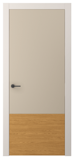 Дверь межкомнатная АКП 4229 ПЭСБ. Цвет ПЭТ светло-бежевый. Материал ПЭТ. Коллекция Freedom. Картинка.