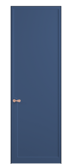 Дверь межкомнатная 7502 Отдалённо-синий RAL 5023. Цвет RAL Отдалённо-синий RAL 5023. Материал Гладкая эмаль. Коллекция Softform. Картинка.