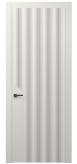 Дверь межкомнатная АКП 8625 МСР. Цвет Матовый серый. Материал Гладкая эмаль. Коллекция Dune. Картинка.