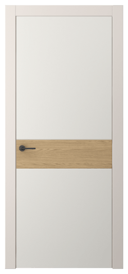 Дверь межкомнатная АКП 4221 ПЭБЛ. Цвет ПЭТ белоснежный. Материал ПЭТ. Коллекция Freedom. Картинка.