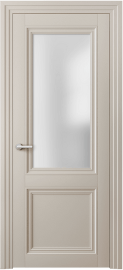 Дверь межкомнатная 2524 МСБЖ САТ. Цвет Матовый светло-бежевый. Материал Гладкая эмаль. Коллекция Centro. Картинка.