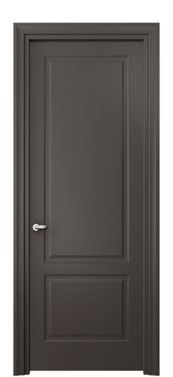 Дверь межкомнатная 8551 МАН. Цвет Матовый антрацит. Материал Гладкая эмаль. Коллекция Esse. Картинка.
