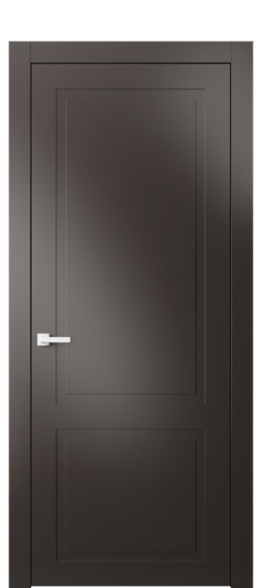 Дверь межкомнатная АКП 8002 МАН Матовый антрацит. Цвет Матовый антрацит. Материал Гладкая эмаль. Коллекция Нео Классик. Картинка.