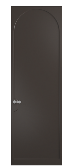 Дверь межкомнатная 7503 МАН. Цвет Матовый антрацит. Материал Гладкая эмаль. Коллекция Софтформ. Картинка.