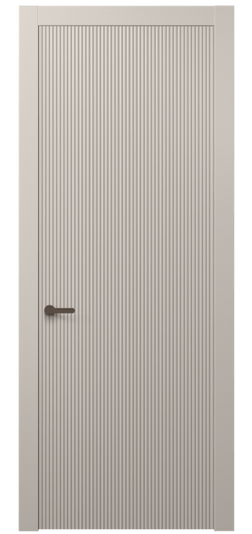 Дверь межкомнатная 8621 МСБЖ. Цвет Матовый светло-бежевый. Материал Гладкая эмаль. Коллекция Dune. Картинка.