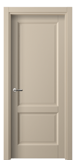Дверь межкомнатная 1421 ПЭСБ. Цвет ПЭТ светло-бежевый. Материал ПЭТ. Коллекция Galant. Картинка.