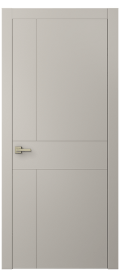 Дверь межкомнатная 8056 МСБЖ. Цвет Матовый светло-бежевый. Материал Гладкая эмаль. Коллекция Linea. Картинка.
