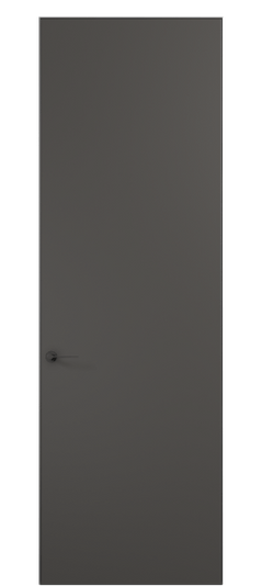 Дверь межкомнатная 0010 АКП ПЭГФ. Цвет ПЭТ графитовый. Материал ПЭТ. Коллекция Planum Pro. Картинка.