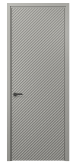 Дверь межкомнатная 8628 МНСР . Цвет Матовый нейтральный серый. Материал Гладкая эмаль. Коллекция Дюна. Картинка.
