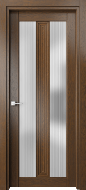 Дверь межкомнатная 6122 ДКР ДОЖДЬ. Цвет Дуб королевский. Материал Массив дуба. Коллекция Ego. Картинка.