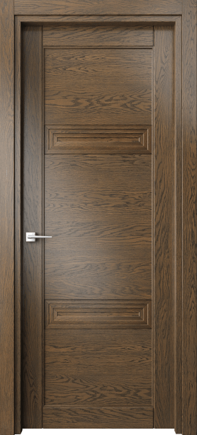 Дверь межкомнатная 6111 ДСЕ. Цвет Дуб серый. Материал Массив дуба. Коллекция Ego. Картинка.